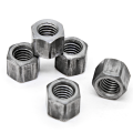 M12 *50 mm Thick Plain Natural Carbon Steel Grade 4.8 White Zinc Plated Stainless Steel 304 316 Yellow Zinc Black Oxide Hex Nuts